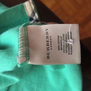 Burberry polo tee